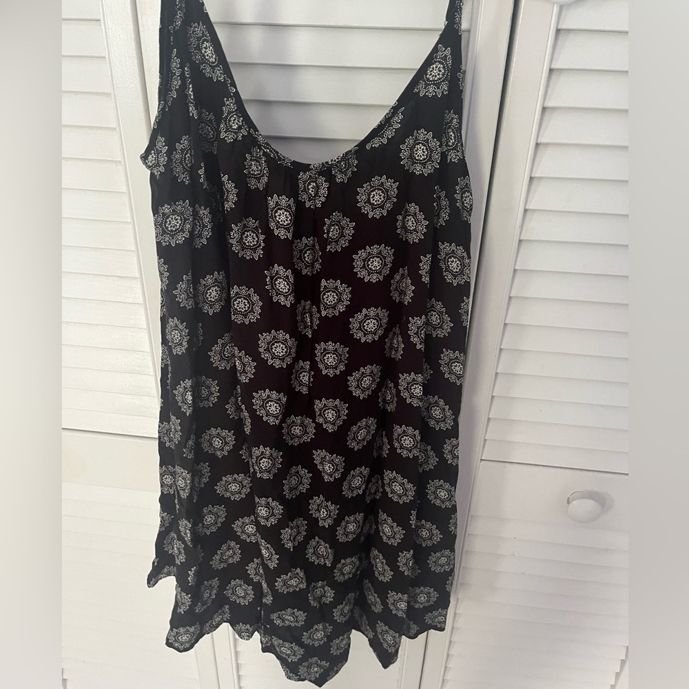 Black mini dress